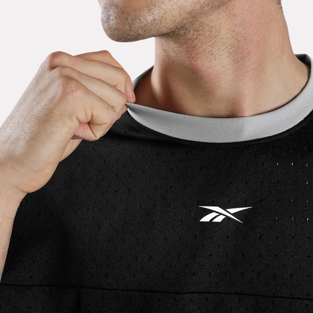 Identity Basketball Mesh Relaxed Men's T-Shirt - Image 3