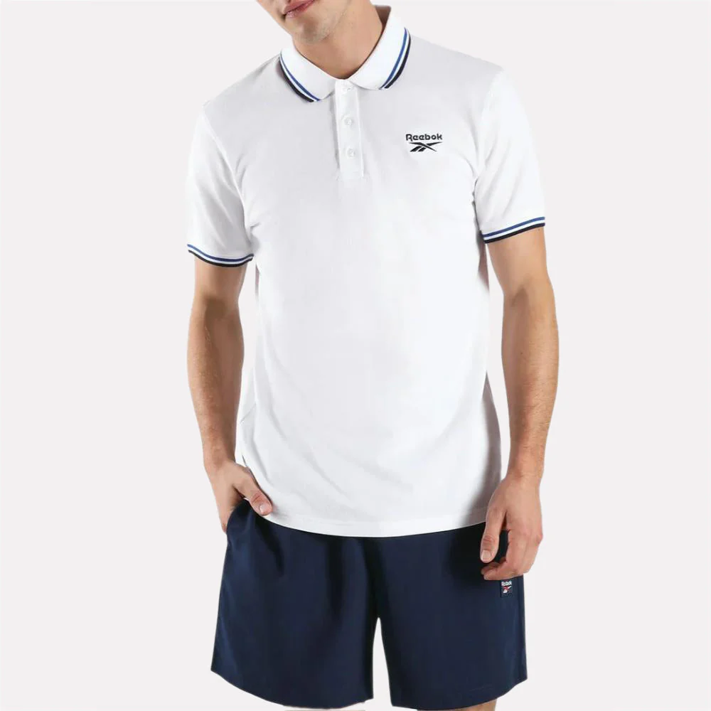 Identity Striped Rib Polo Men's T-Shirt