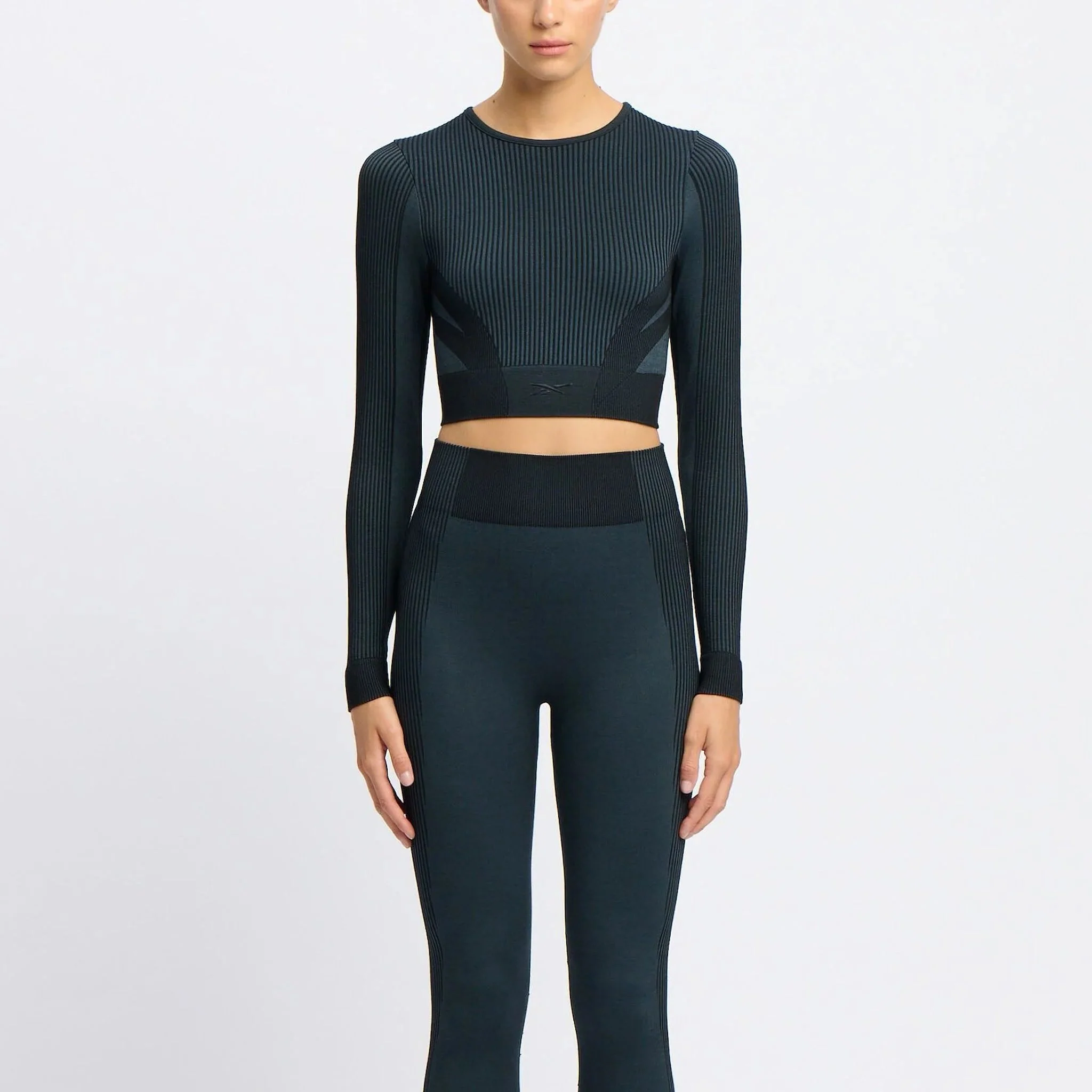 Lab Long Sleeve Seamless Crop Women's Top