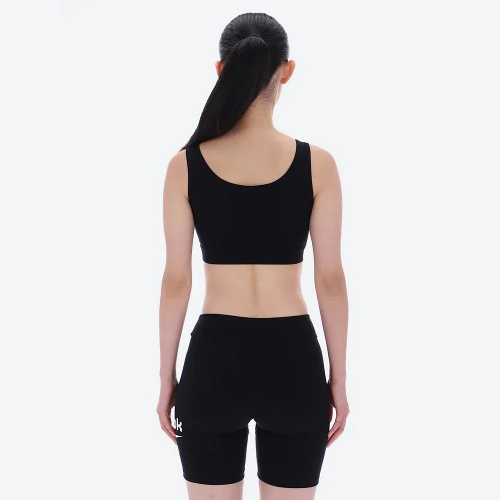 Luna Scoop Neck Small Logo Women's Bra Top - Image 2