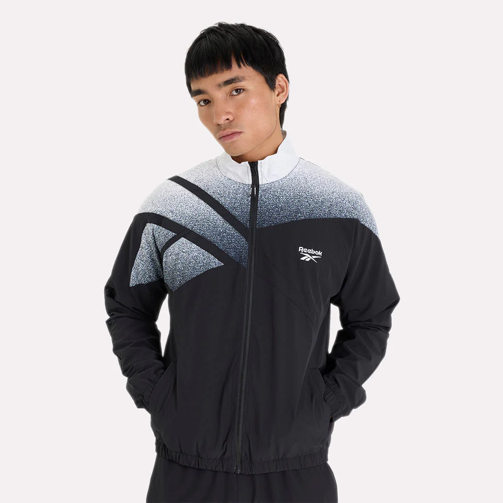 Vector Spray Print Men's Track Jacket