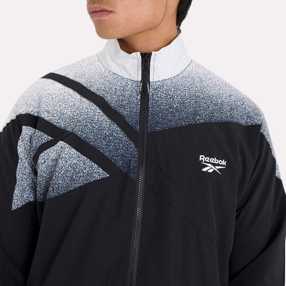 Vector Spray Print Men's Track Jacket - Image 4